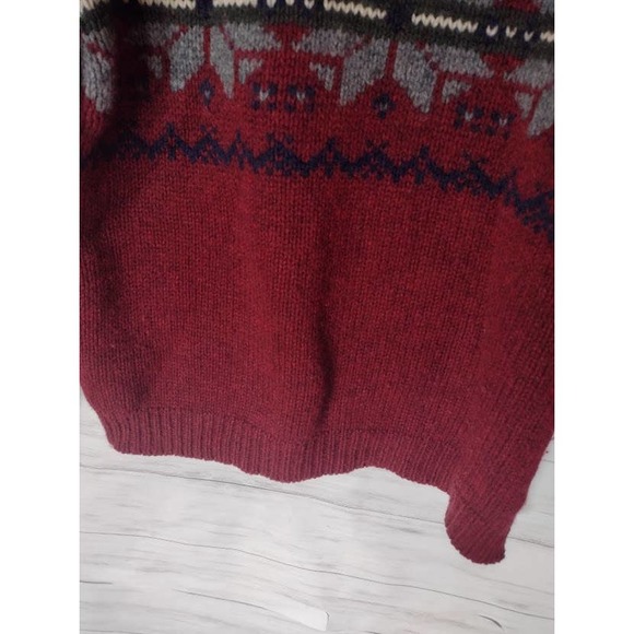 Eddie Bauer Vintage 100% Wool Sweater L - Picture 5 of 8